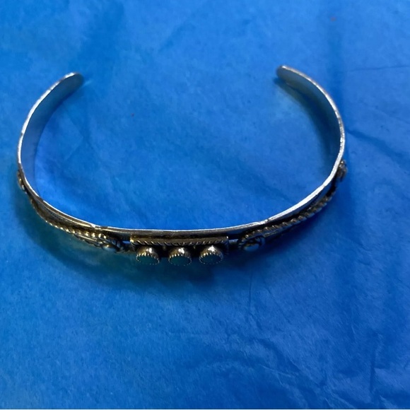 Genuine Turquoise Cuff - Picture 7 of 8